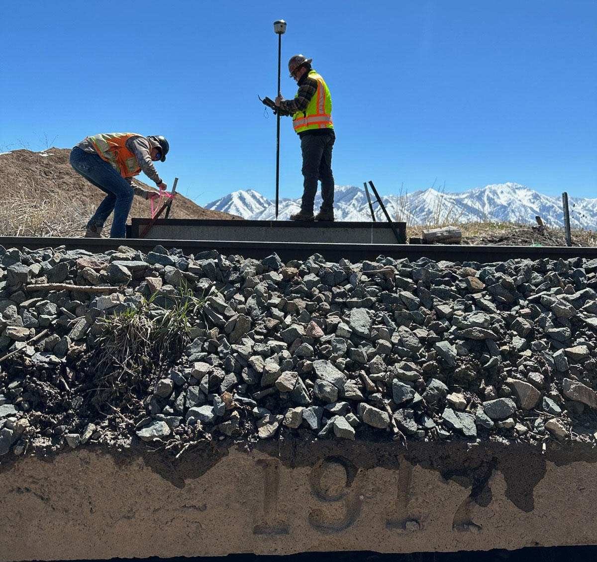 Construction surveying layout and as-built documentation