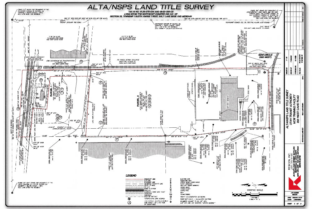 ALTA/NSPS land title survey for commercial transactions